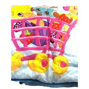 Shopkins Girls Sleeping Bag 54” x 29” Blue Multi
